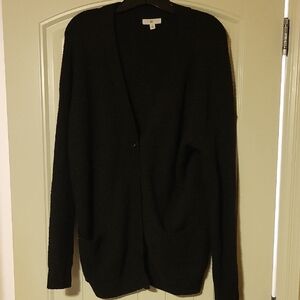 BP Black Cardigan Sweater Size Large Some Piling But Comfy Good Cond